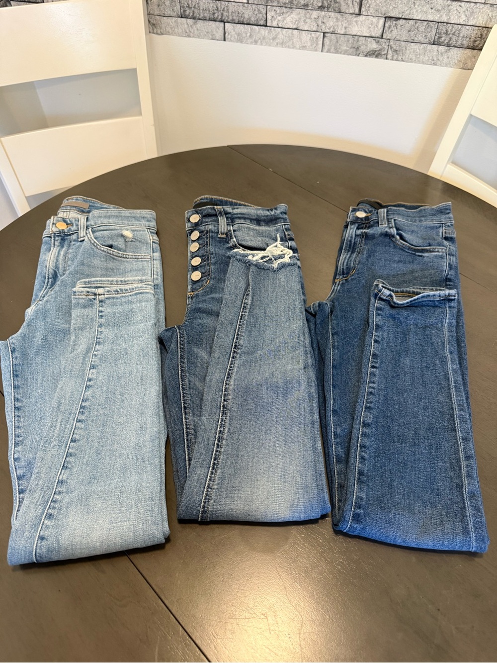 Joe’s Jeans The Charlie High Rise Skinny Ankle -3 pairs